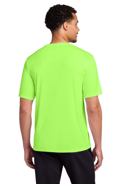 Custom Embroidered Port & Co T-Shirts  in Neon Green