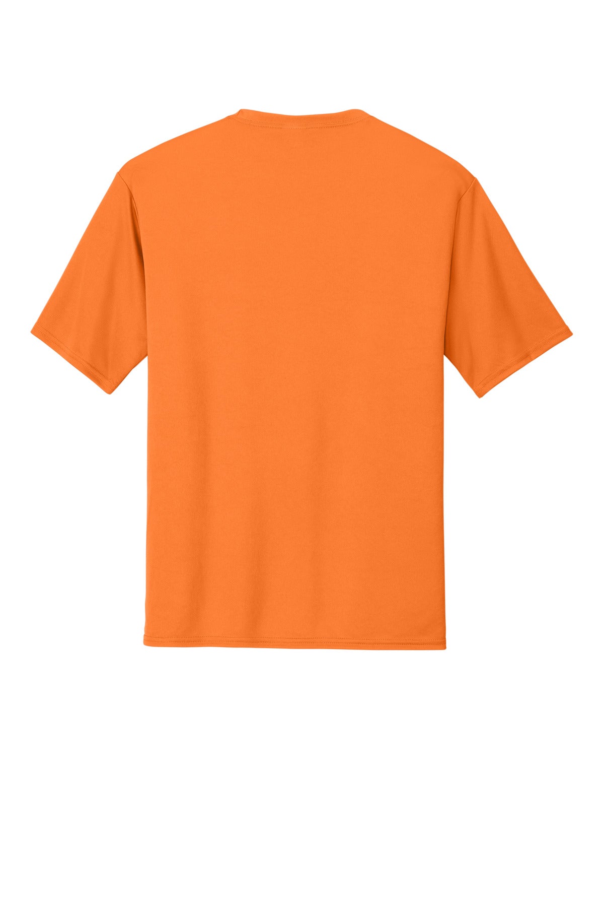 Custom Embroidered Port & Co T-Shirts  in Neon Orange