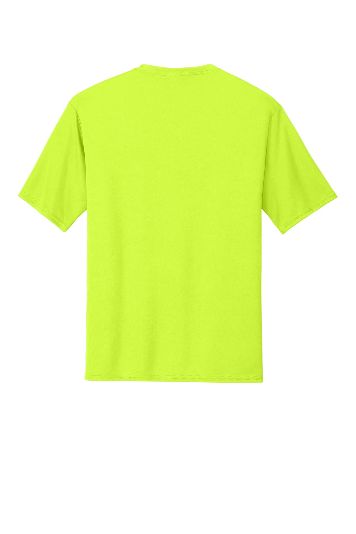 Custom Embroidered Port & Co T-Shirts  in Neon Yellow