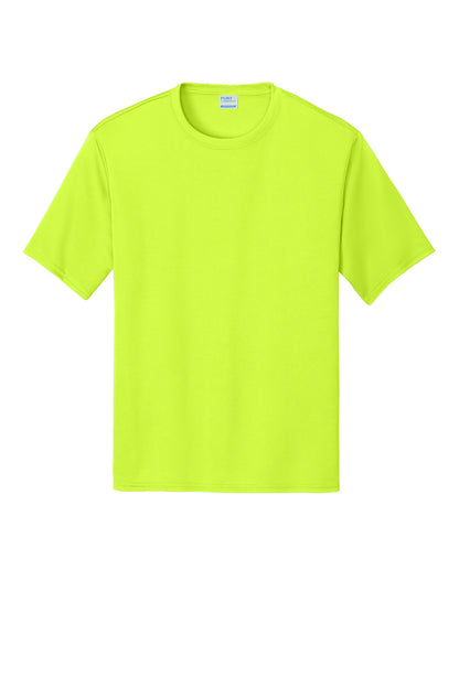 Custom Embroidered Port & Co T-Shirts  in Neon Yellow
