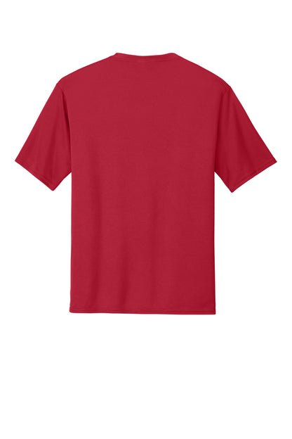 Custom Embroidered Port & Co T-Shirts  in Red