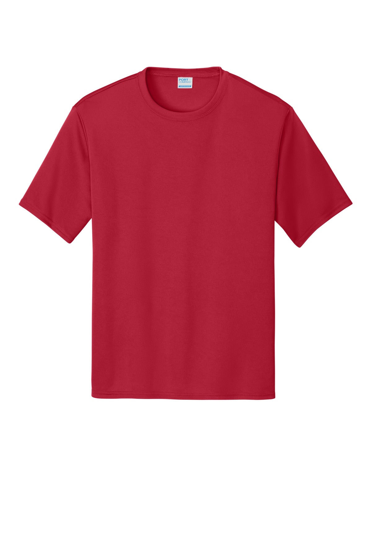 Custom Embroidered Port & Co T-Shirts  in Red