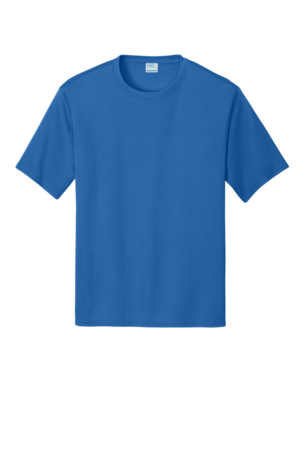 Custom Embroidered Port & Co T-Shirts  in Royal