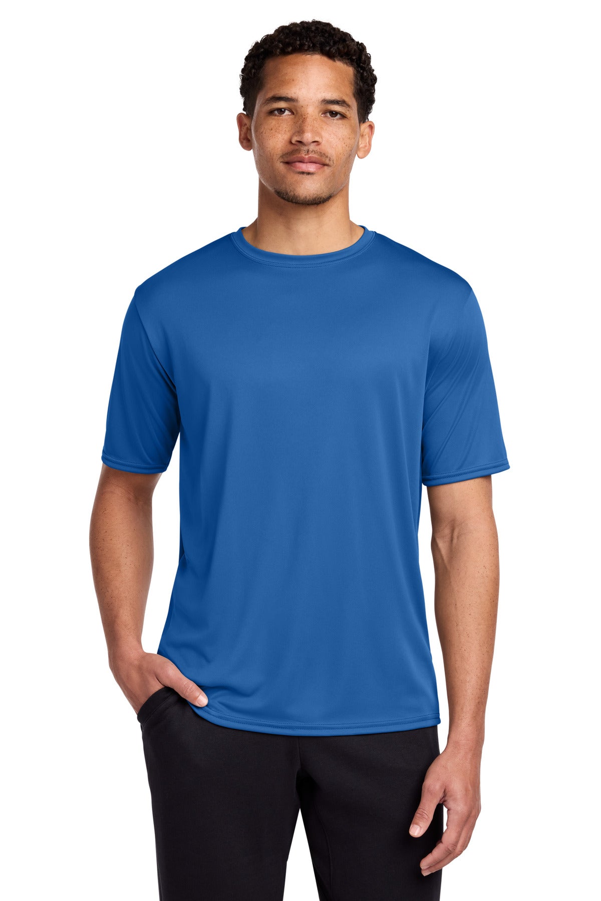 Custom Embroidered Port & Co T-Shirts  in Royal