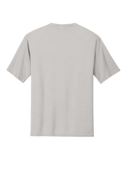 Custom Embroidered Port & Co T-Shirts  in Silver