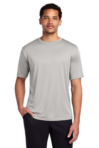 Custom Embroidered Port & Co T-Shirts  in Silver