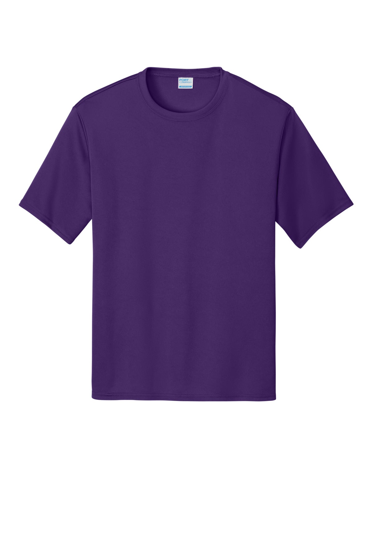 Custom Embroidered Port & Co T-Shirts  in Team Purple
