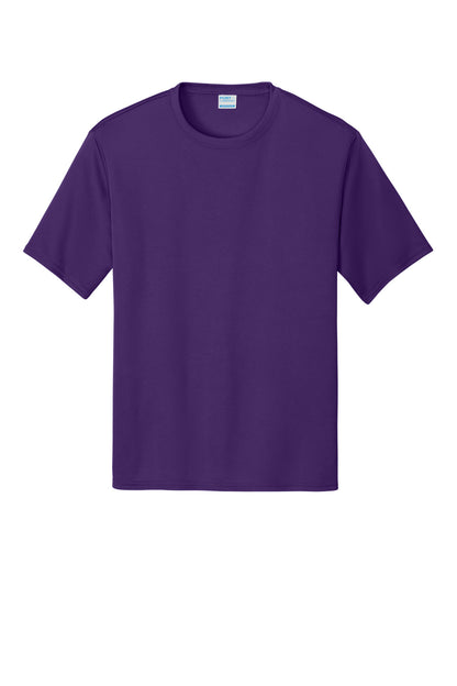 Custom Embroidered Port & Co T-Shirts  in Team Purple