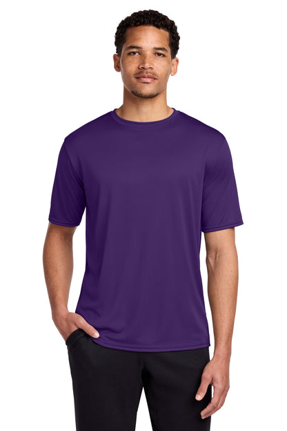 Custom Embroidered Port & Co T-Shirts  in Team Purple