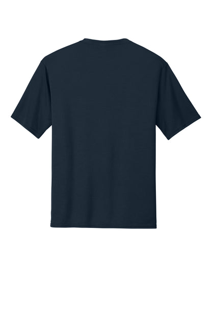Custom Embroidered Port & Co T-Shirts  in True Navy