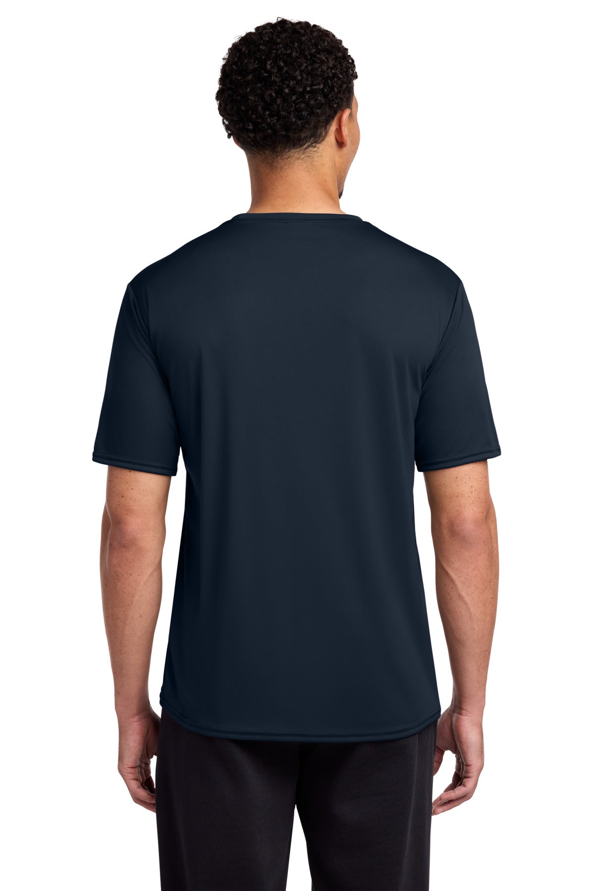 Custom Embroidered Port & Co T-Shirts  in True Navy