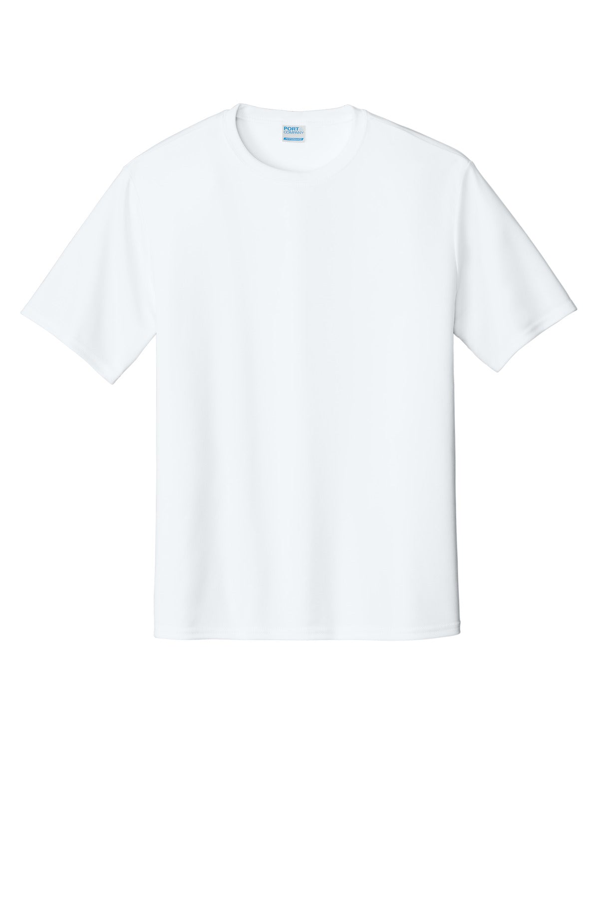 Custom Embroidered Port & Co T-Shirts  in White