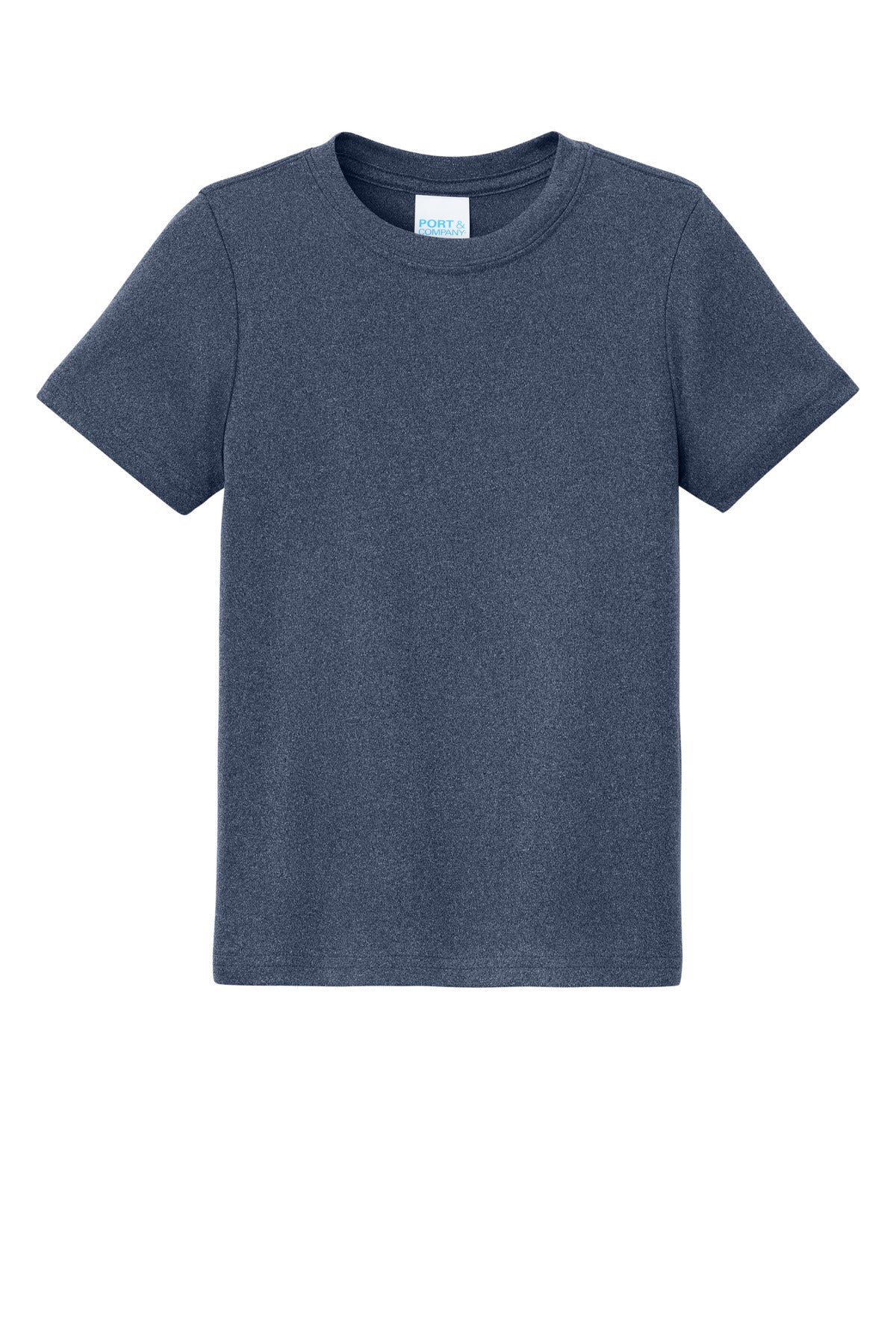Custom Embroidered Port & Co T-Shirts  in True Navy Heather