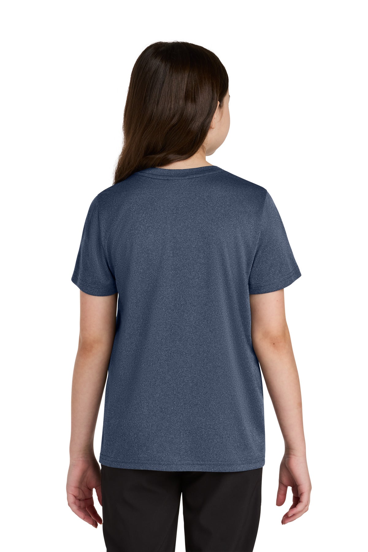Custom Embroidered Port & Co T-Shirts  in True Navy Heather