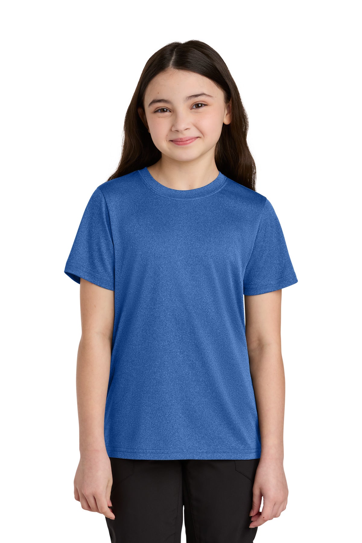 Custom Embroidered Port & Co T-Shirts  in True Royal Heather