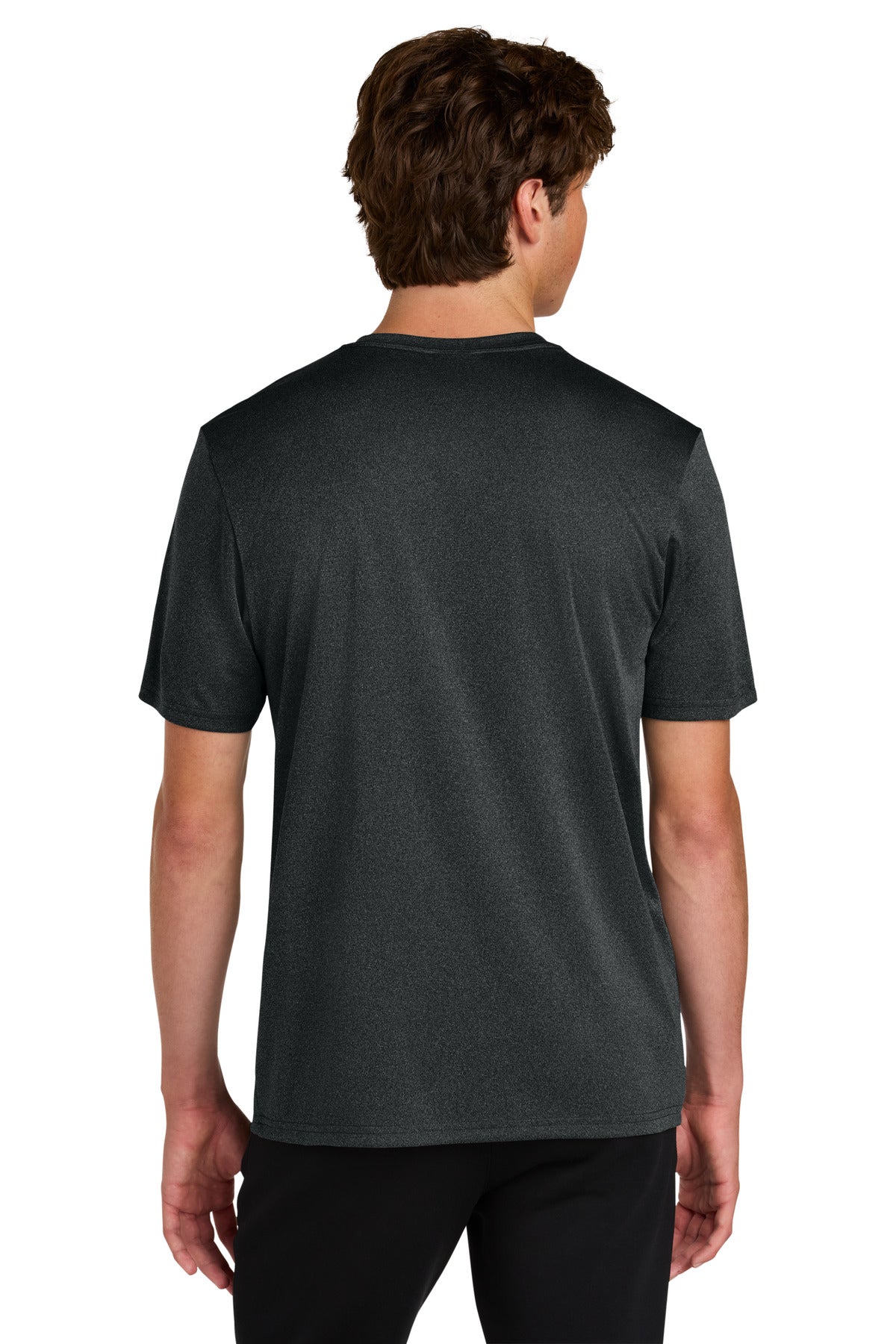 Custom Embroidered Port & Co T-Shirts  in Black Heather