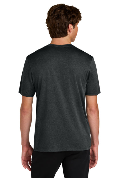 Custom Embroidered Port & Co T-Shirts  in Black Heather