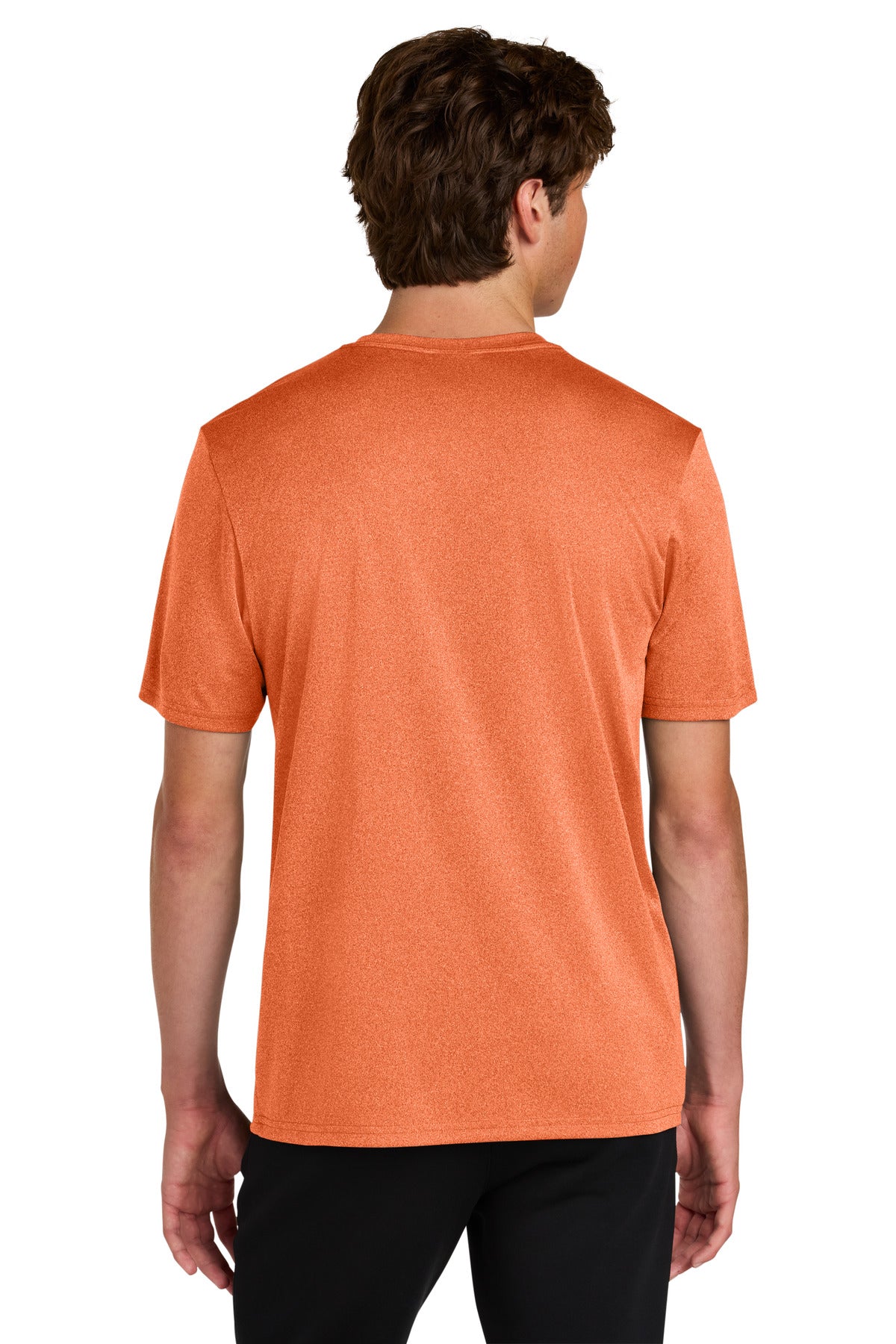 Custom Embroidered Port & Co T-Shirts  in Deep Orange Heather