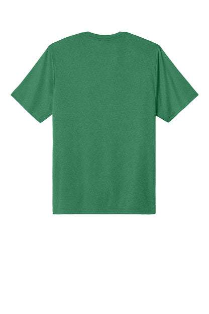 Custom Embroidered Port & Co T-Shirts  in Kelly Heather