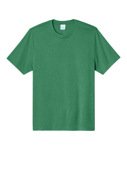 Custom Embroidered Port & Co T-Shirts  in Kelly Heather
