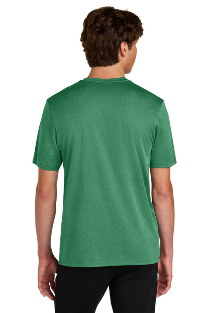 Custom Embroidered Port & Co T-Shirts  in Kelly Heather