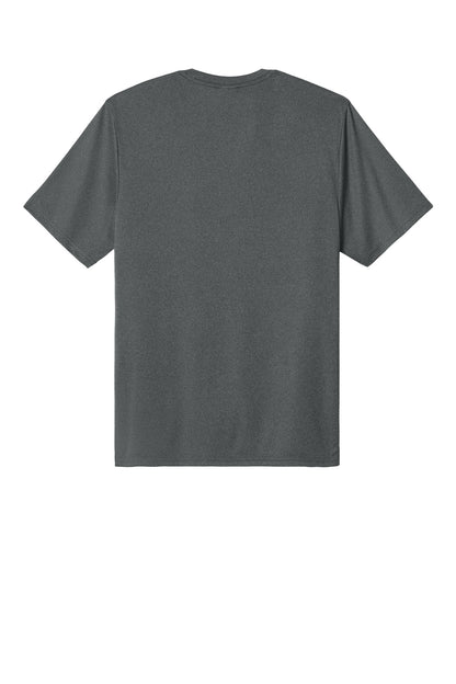 Custom Embroidered Port & Co T-Shirts  in Metal Grey Heather