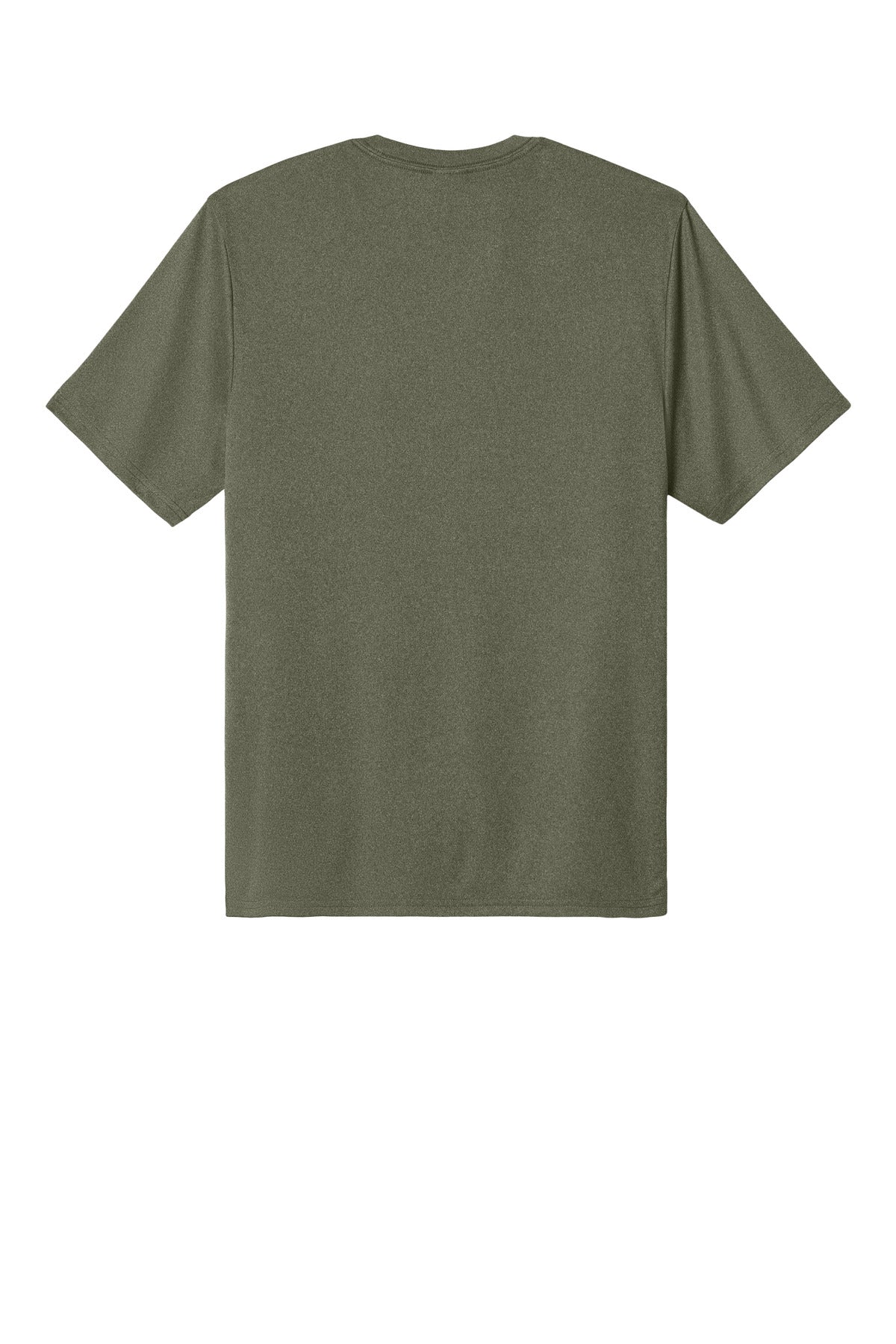 Custom Embroidered Port & Co T-Shirts  in Olive Drab Green Heather