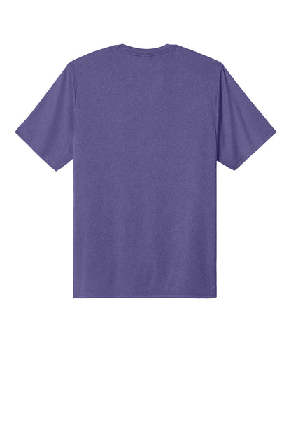 Custom Embroidered Port & Co T-Shirts  in Team Purple Heather