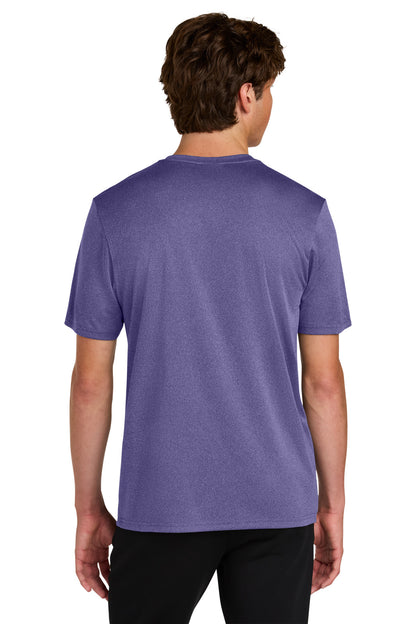 Custom Embroidered Port & Co T-Shirts  in Team Purple Heather