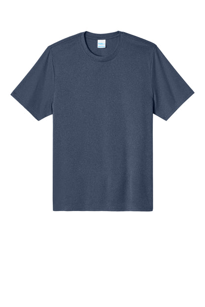 Custom Embroidered Port & Co T-Shirts  in True Navy Heather