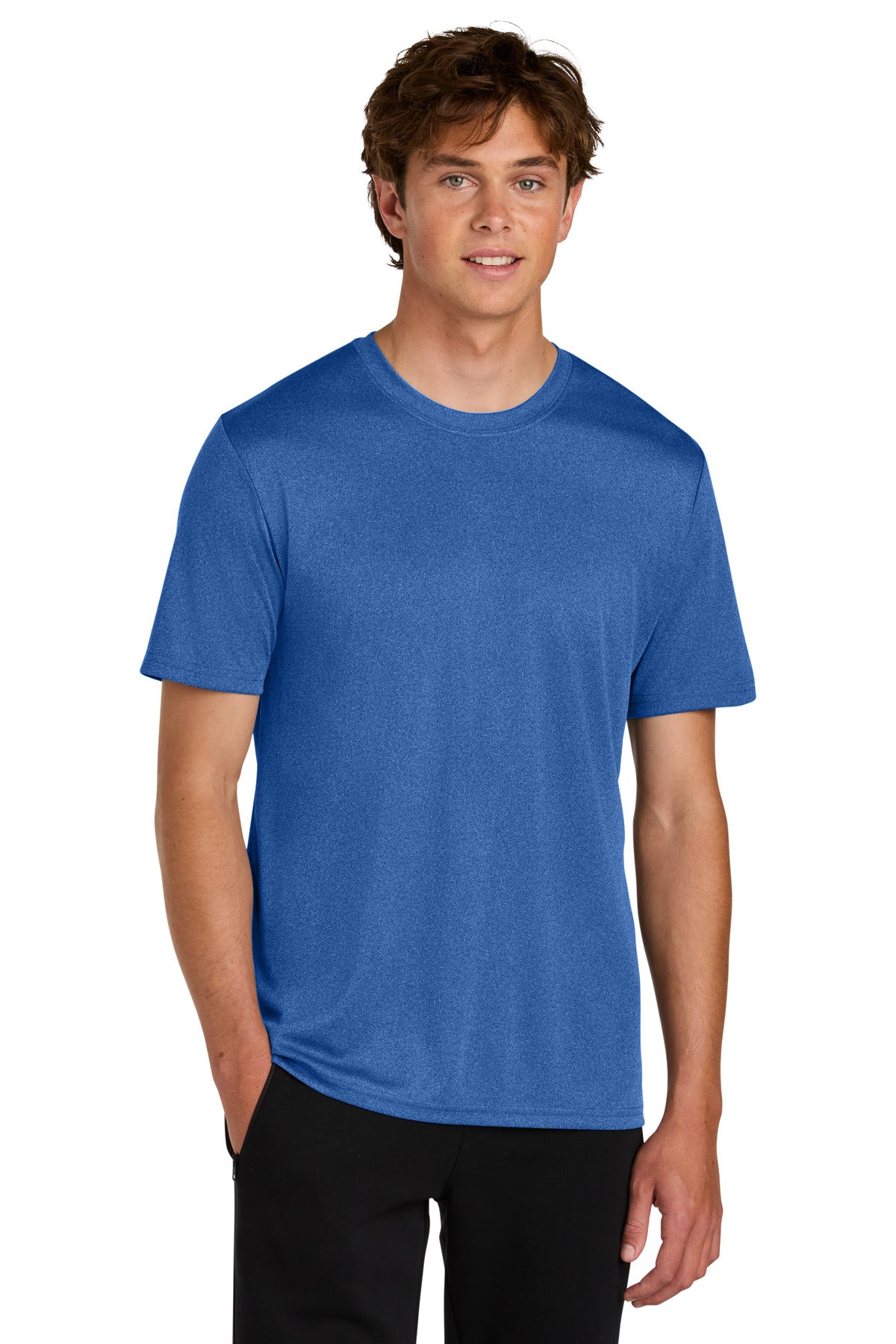 Custom Embroidered Port & Co T-Shirts  in True Royal Heather