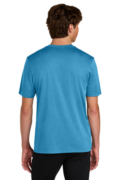 Custom Embroidered Port & Co T-Shirts  in Turquoise Heather