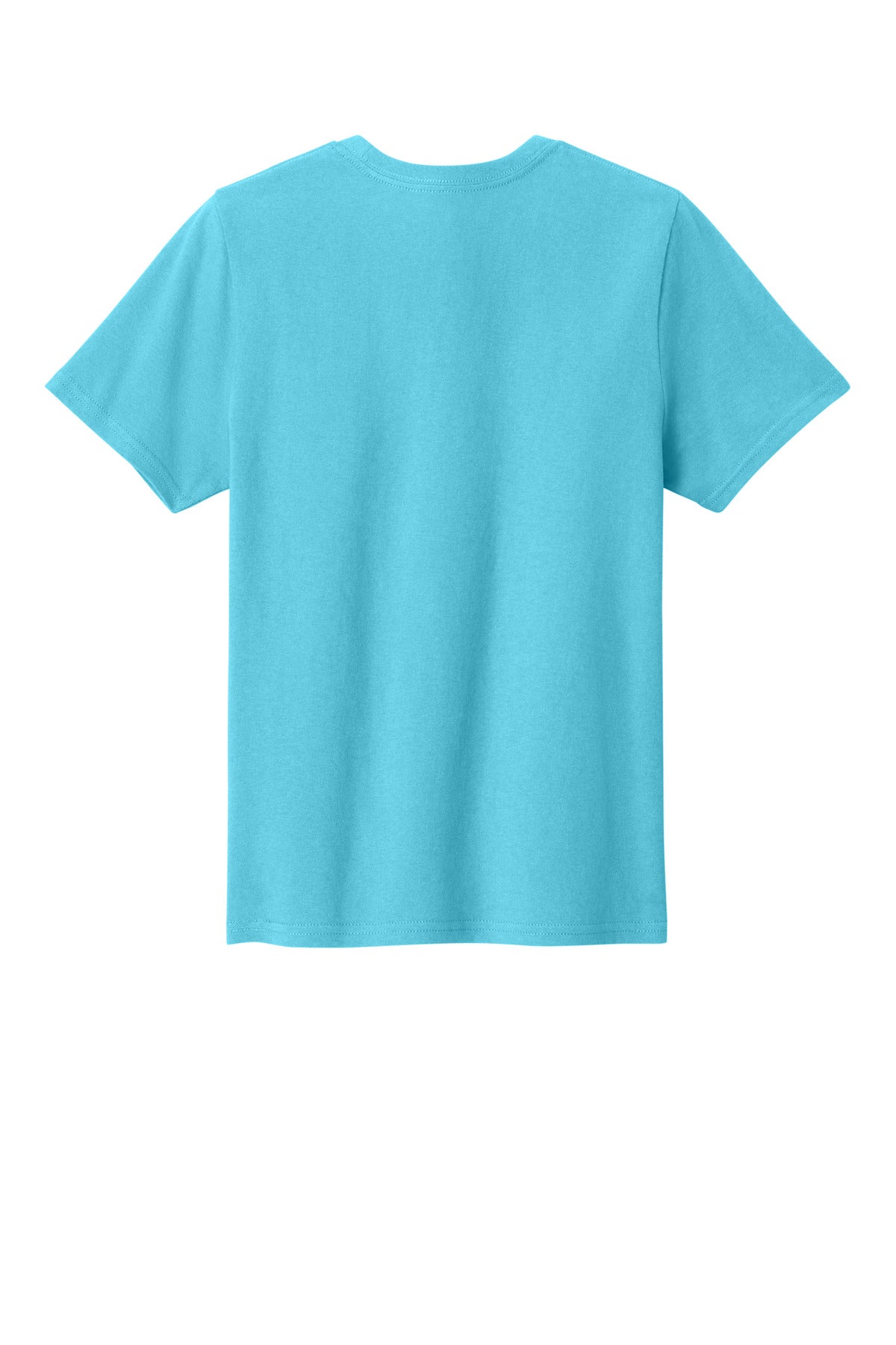 Custom Embroidered Port & Co T-Shirts  in Aquatic Blue