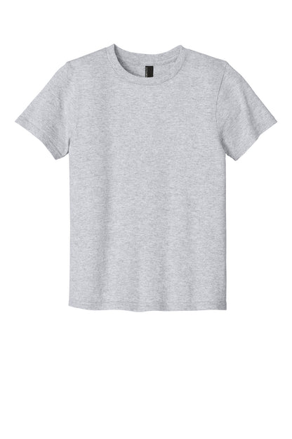 Custom Embroidered Port & Co T-Shirts  in Ash
