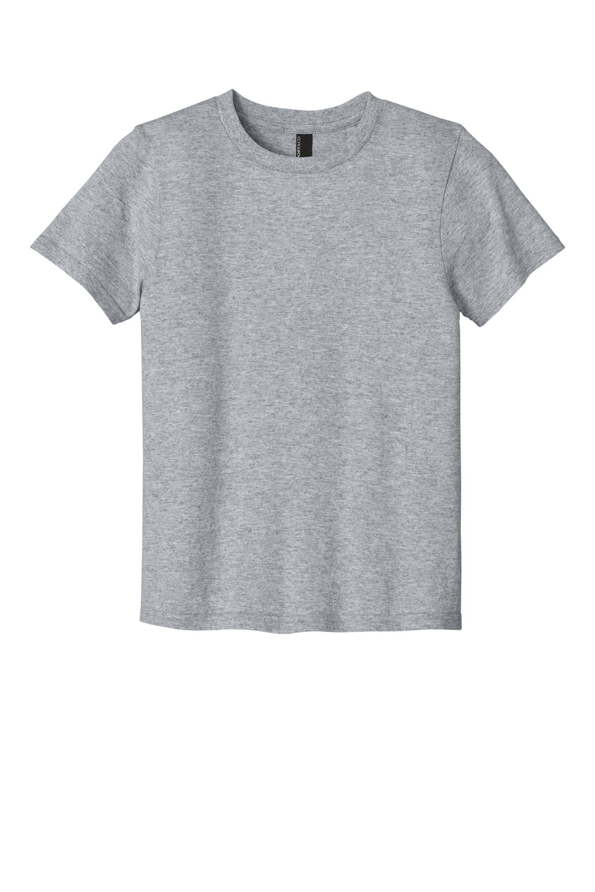 Custom Embroidered Port & Co T-Shirts  in Athletic Heather