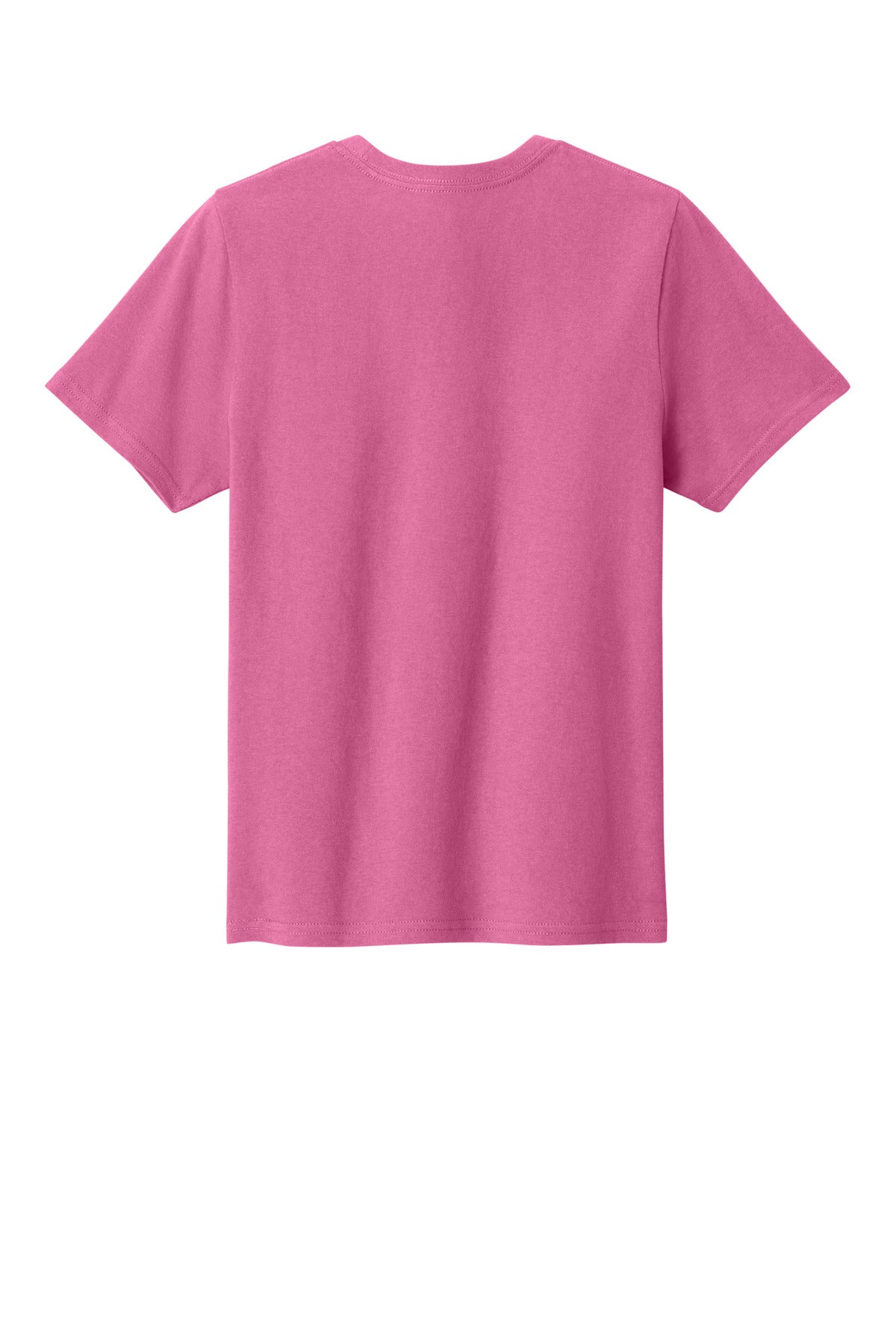 Custom Embroidered Port & Co T-Shirts  in Awareness Pink
