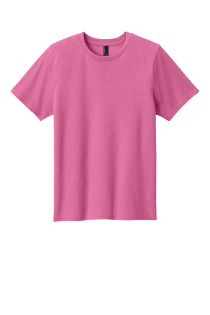 Custom Embroidered Port & Co T-Shirts  in Awareness Pink