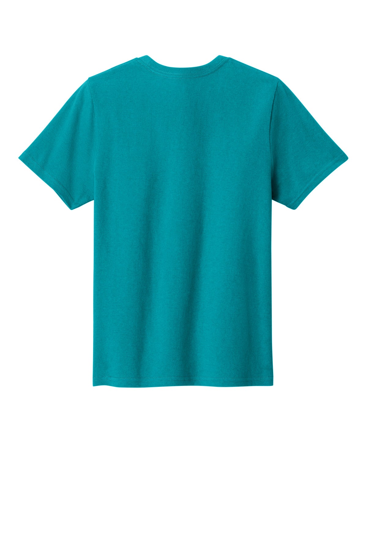 Custom Embroidered Port & Co T-Shirts  in Bright Aqua