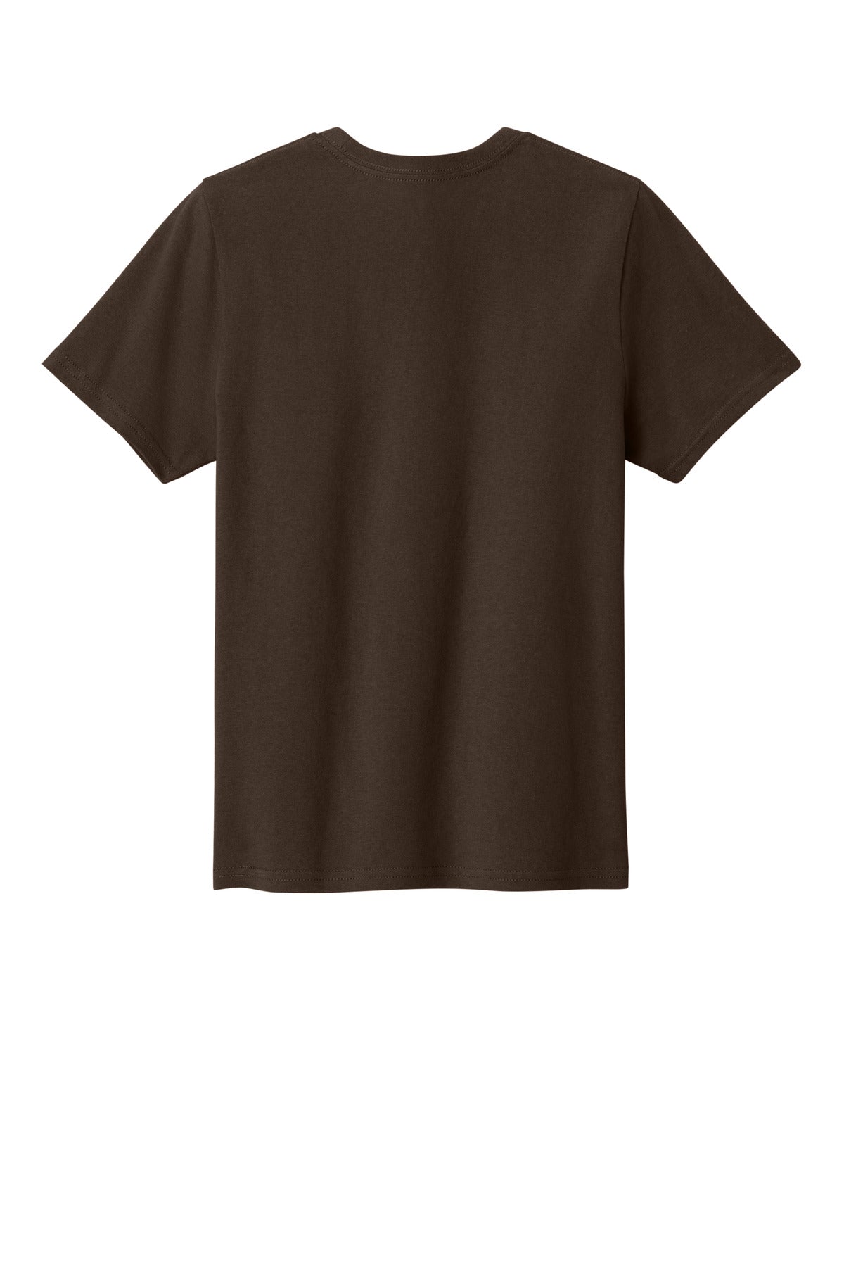 Custom Embroidered Port & Co T-Shirts  in Dark Chocolate Brown