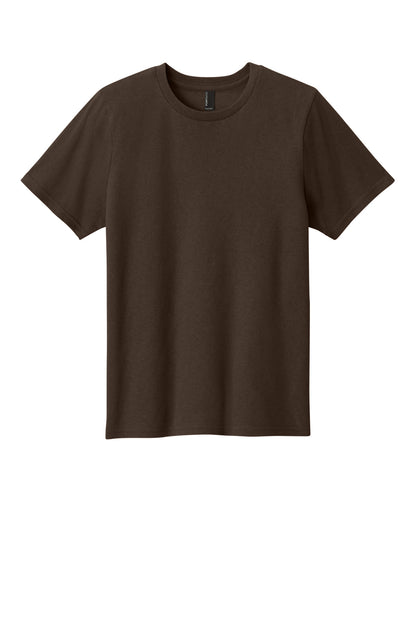 Custom Embroidered Port & Co T-Shirts  in Dark Chocolate Brown