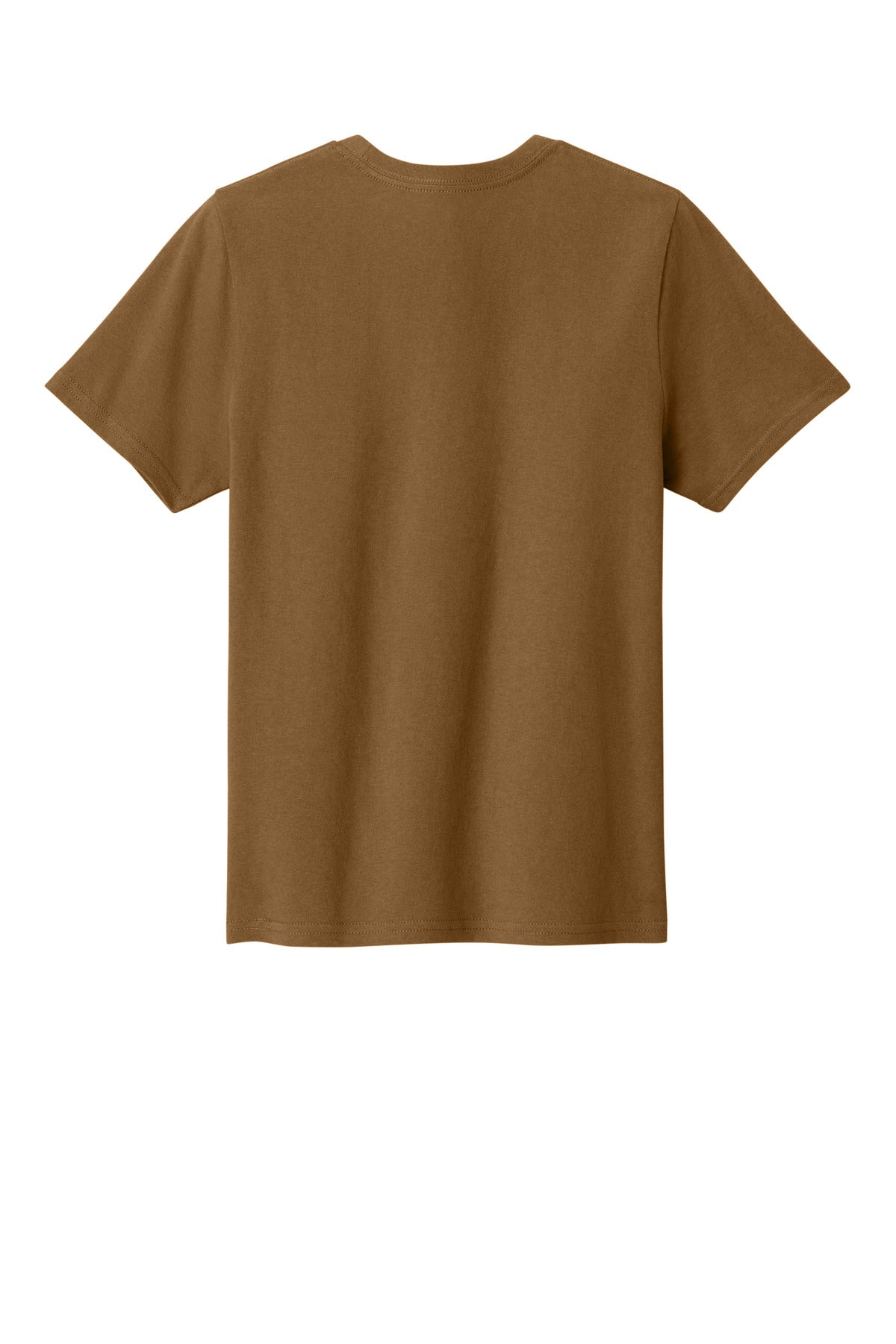 Custom Embroidered Port & Co T-Shirts  in Duck Brown