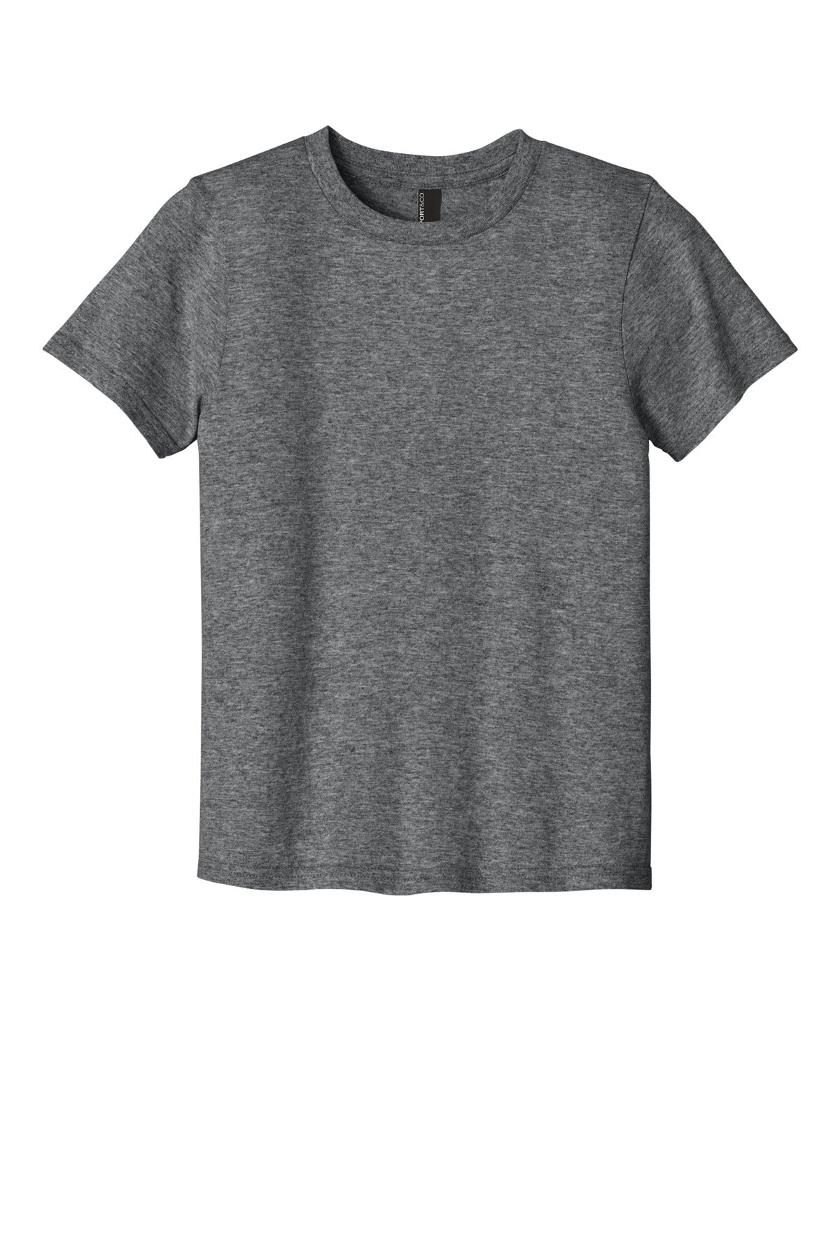 Custom Embroidered Port & Co T-Shirts  in Graphite Heather