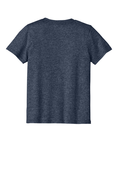 Custom Embroidered Port & Co T-Shirts  in Heather Navy