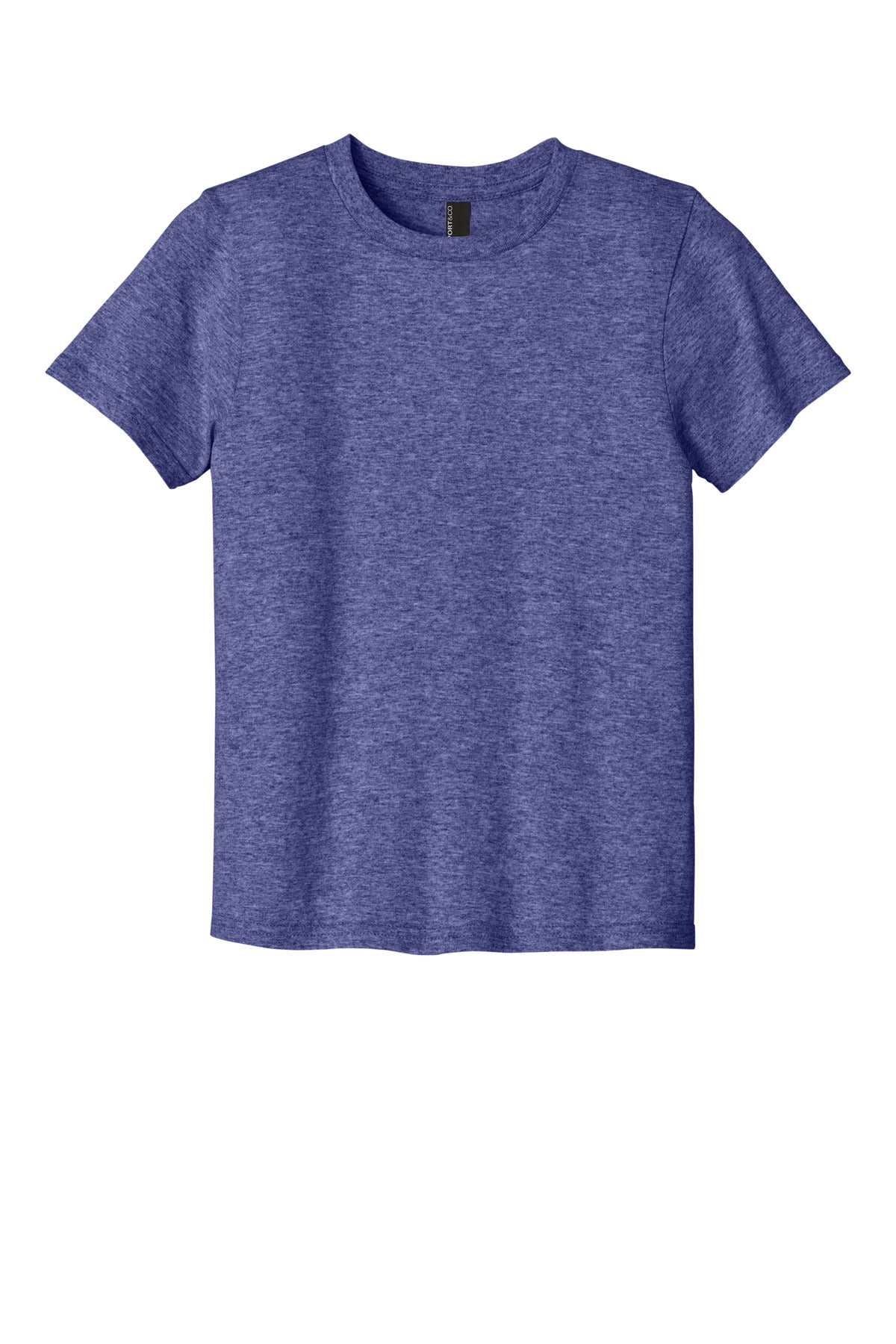 Custom Embroidered Port & Co T-Shirts  in Heather Purple