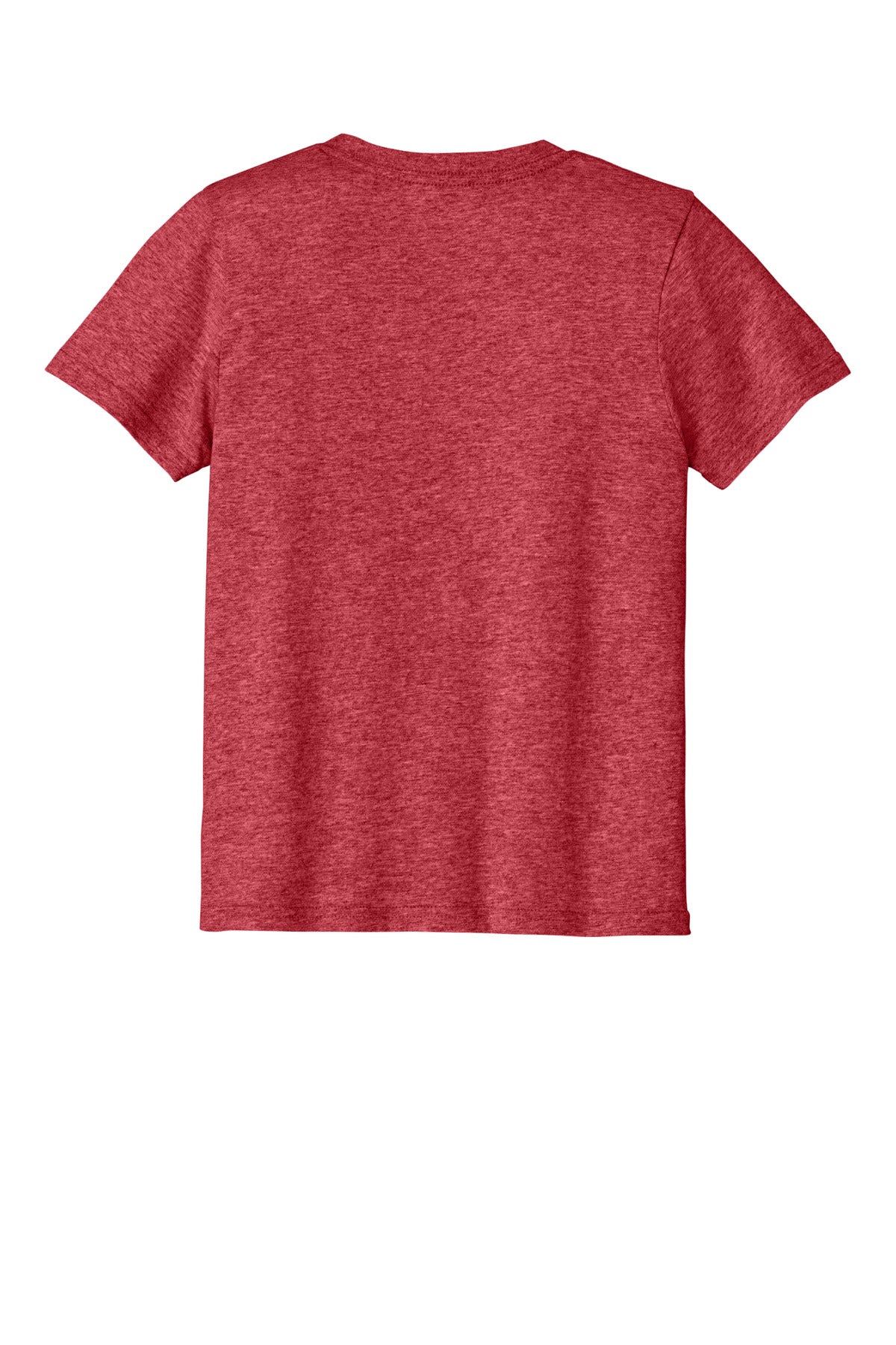 Custom Embroidered Port & Co T-Shirts  in Heather Red