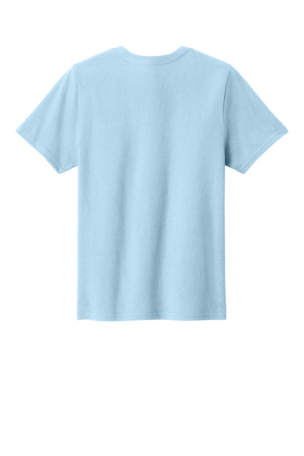 Custom Embroidered Port & Co T-Shirts  in Ice Blue
