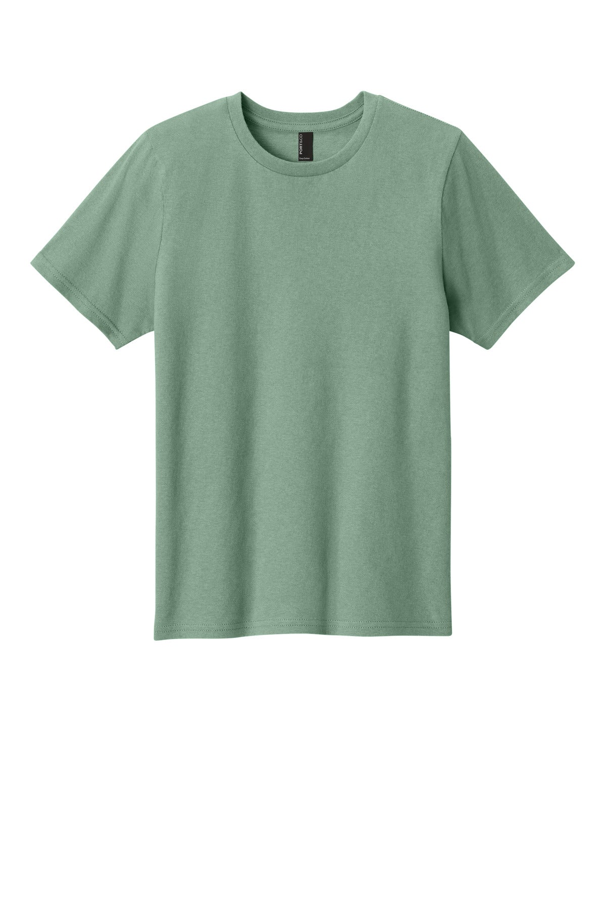 Custom Embroidered Port & Co T-Shirts  in Laurel Green