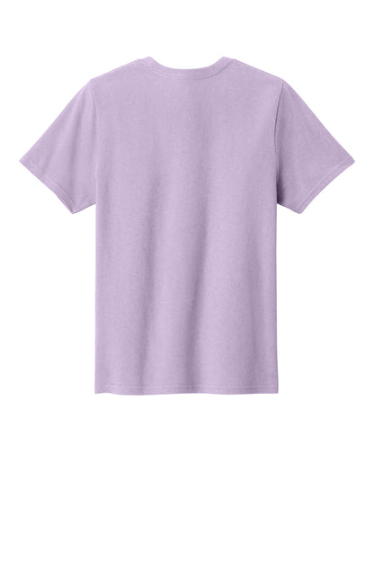 Custom Embroidered Port & Co T-Shirts  in Lavender