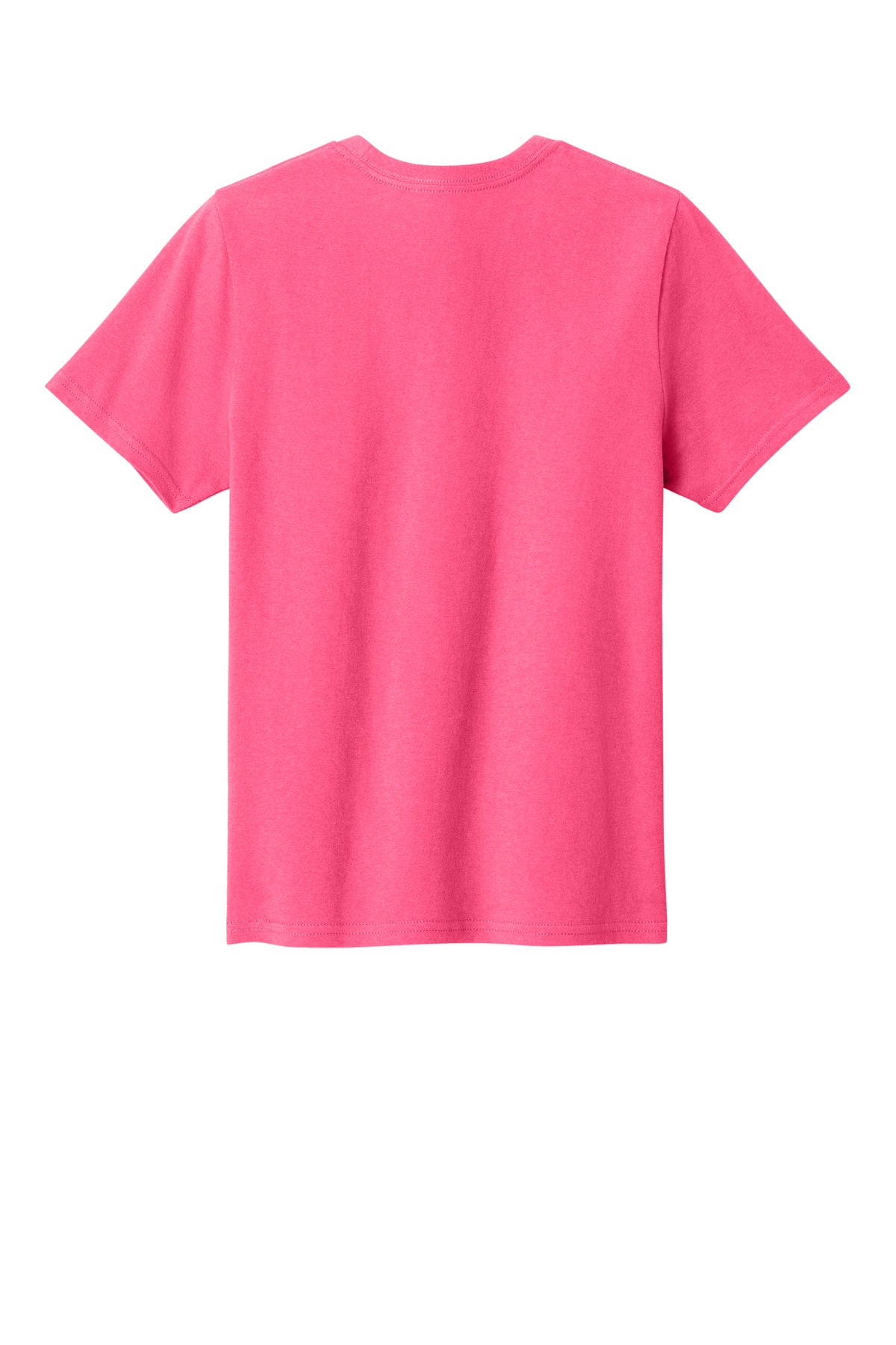 Custom Embroidered Port & Co T-Shirts  in Neon Pink