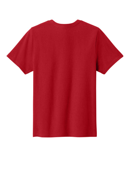 Custom Embroidered Port & Co T-Shirts  in Red
